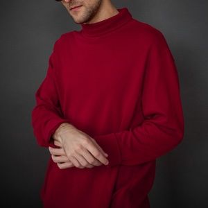 Vintage Red Turtleneck